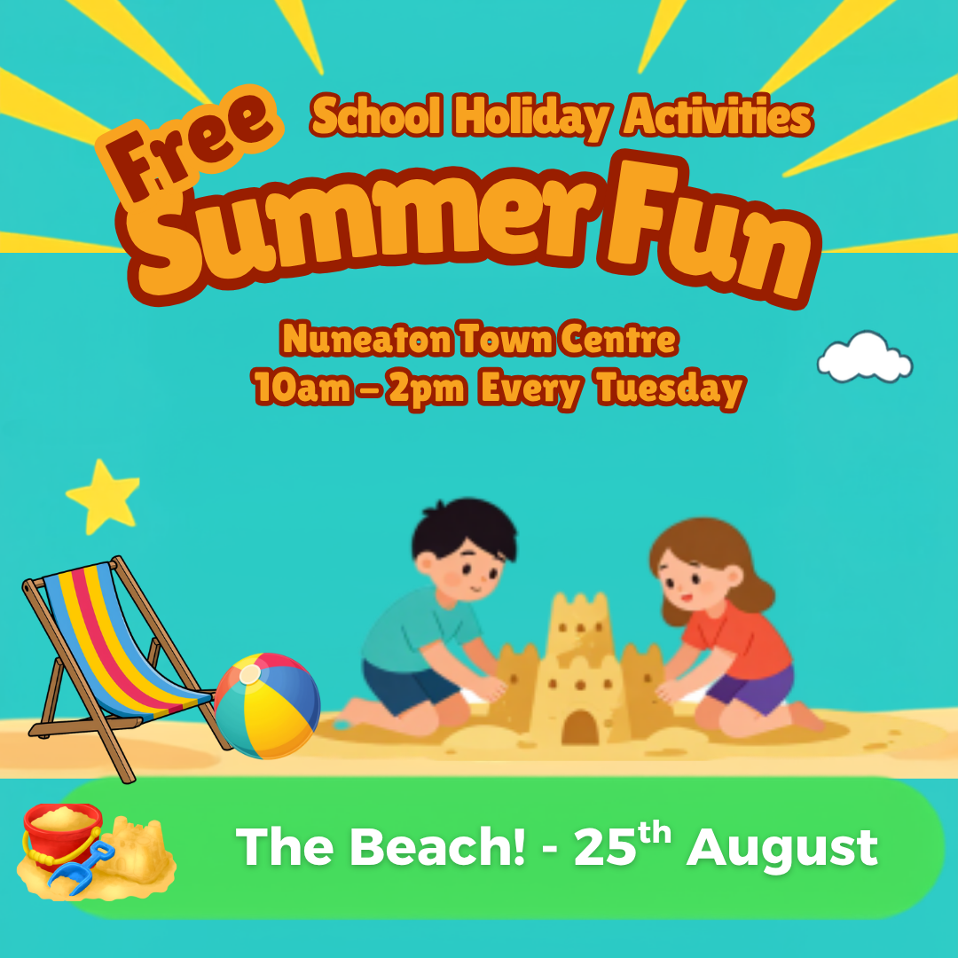 Summer fun – the beach – square